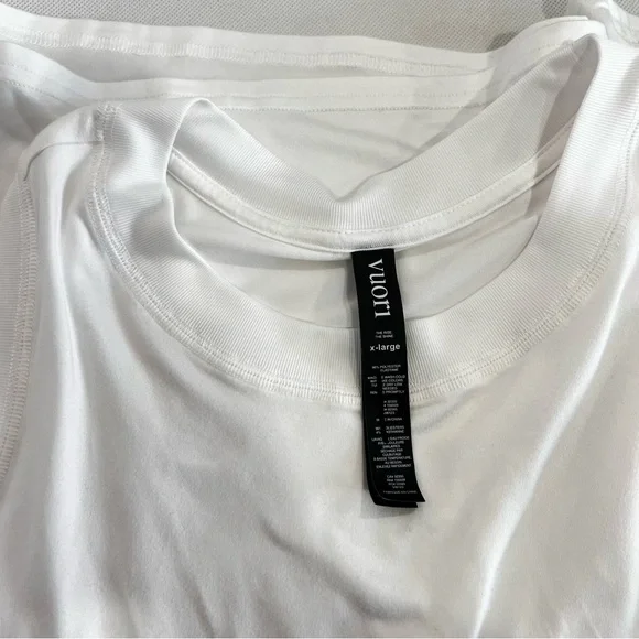 Vouri Energy Top Size X-Large White Ultrasoft Muscle Tank Comfy - Picture 10 of 10